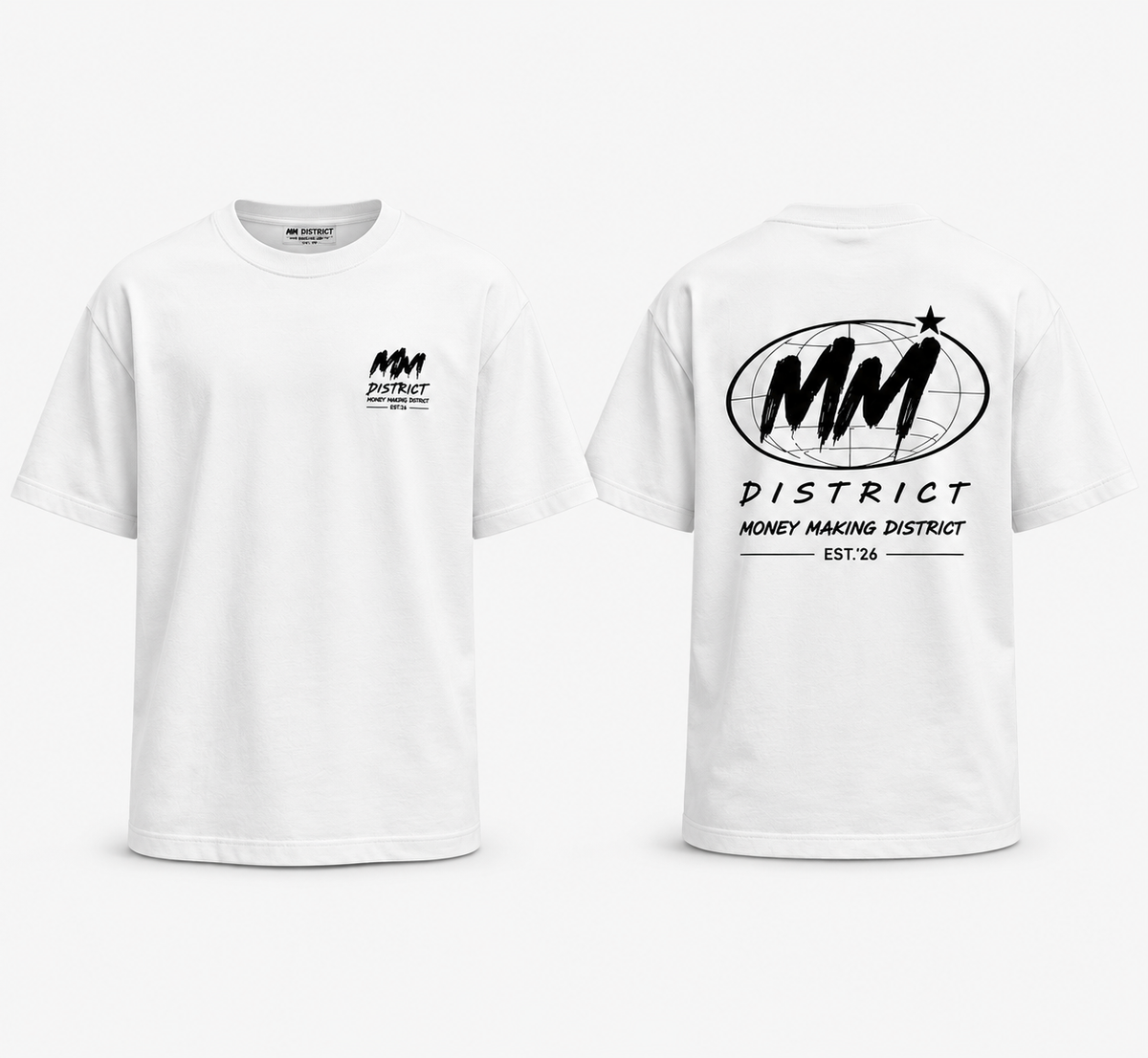 Premium Heavyweight Streetwear T – White