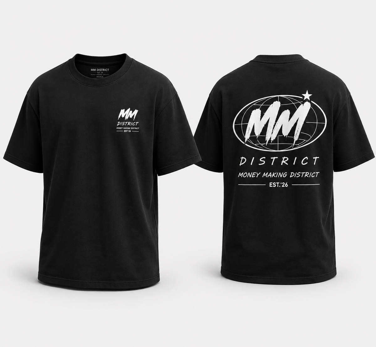 Premium Heavyweight Streetwear T – Black